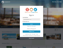 Tablet Screenshot of passportcorporate.com
